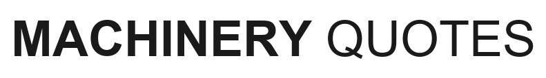 Machinery Quotes News
